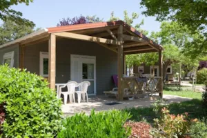 Locatif - CHALET ORIGAN with airco for guests with limited mobility - GERVANNE CAMPING