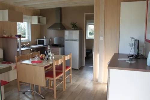 Mietunterkunft - Chalet Origan With Airco For Guests With Limited Mobility - image n°4 - GERVANNE CAMPING