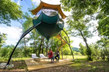 Mietunterkunft - Campalune Sur Pilotis À 4 Metres Du Sol - GERVANNE CAMPING