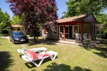 Mietunterkunft - Chalet Reve Confort Klimatisiert 2 Zimmers - GERVANNE CAMPING