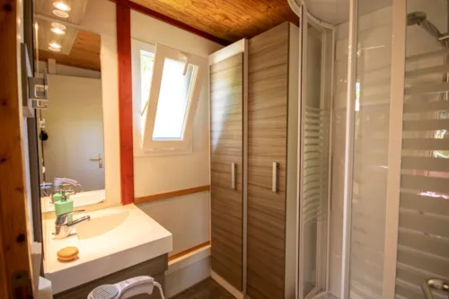 Mietunterkunft - Chalet Reve Confort Klimatisiert 2 Zimmers - image n°5 - GERVANNE CAMPING