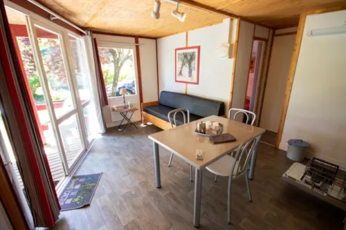Mietunterkunft - Chalet Reve Confort Klimatisiert 2 Zimmers - image n°2 - GERVANNE CAMPING