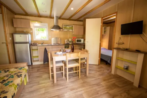 Mietunterkunft - Chalet Canelle Family 3 Zimmers - image n°2 - GERVANNE CAMPING