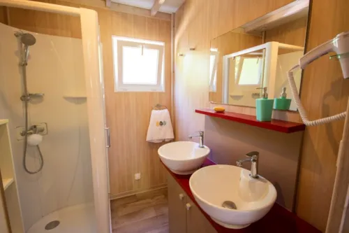 Mietunterkunft - Chalet Sesame Family With Airco 3 Zimmers - image n°6 - GERVANNE CAMPING
