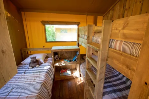 Mietunterkunft - Tente Lodge Luxe 2 Zimmers - image n°4 - GERVANNE CAMPING