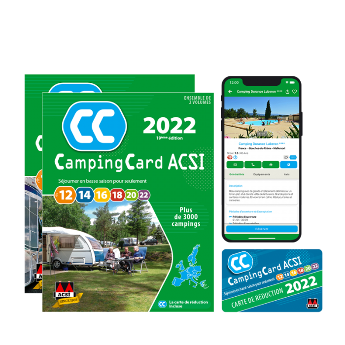 Stellplatz - Camping-Card Acsi 2022 - Camping La Ferme de Clareau