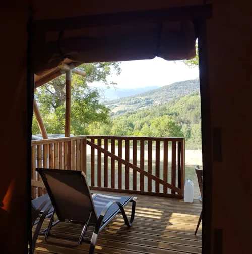 Location - Grand Lodge Premium Avec Vue - image n°2 - Camping La Ferme de Clareau