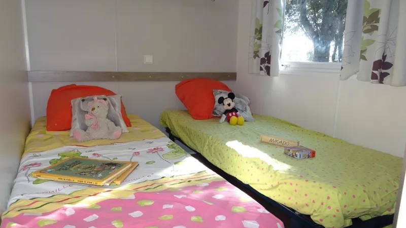 Mobil Home Provence - Evasion Confort 33M² - 3 Chambres +Tv + Climatisation +Terrasse Couverte 11M²