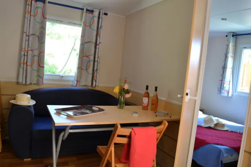 Mobil Home Domino Standard 24M² - 2 Chambres + Tv + Terrasse Semi-Couverte 10M²