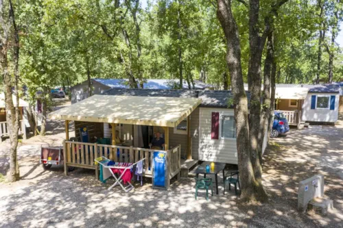 Mietunterkunft - Mobilheim Provence Confort 33M² - 3 Schlafzimmer +Fs + Klimaanlage +Überdachte Terrasse 11 - image n°1 - Flower Camping LES TRUFFIERES