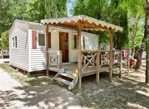 Location - Mobil Home Domino Standard 24M² - 2 Chambres + Tv + Terrasse Semi-Couverte 10M² - image n°2 - Flower Camping LES TRUFFIERES