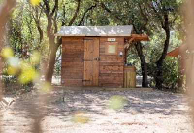 Tent Lodge Kenya CONFORT 34m² - 2 bedrooms + sheltered terrace 11m² (WITH toilet blocks)