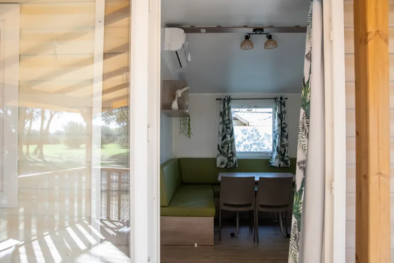 Mobil Home Provence - Evasion Confort 33M² - 3 Chambres +Tv + Climatisation +Terrasse Couverte 11M²