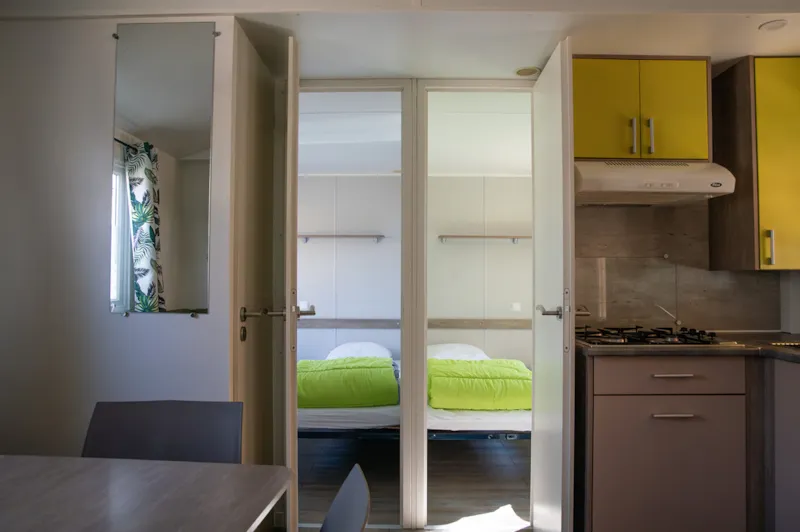 Mobil Home Provence - Evasion Confort 33M² - 3 Chambres +Tv + Climatisation +Terrasse Couverte 11M²