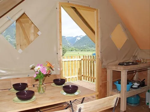 Location - Cabane Edelweiss (Sans Sanitaires) - image n°5 - Camping CHAMP LA CHEVRE