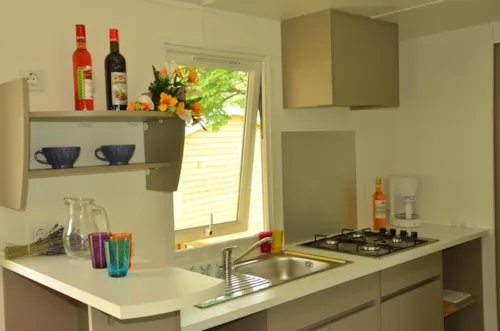 Location - Mobile-Home Cottage - image n°4 - Camping CHAMP LA CHEVRE