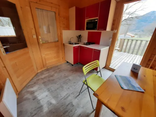 Location - Chalet Mélèze - image n°3 - Camping CHAMP LA CHEVRE
