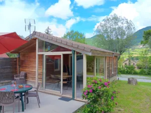 Locatif - Hütte Alizé veranda 2 Schlafzimmer - Camping CHAMP LA CHEVRE