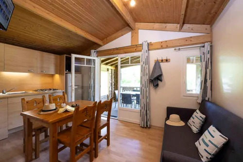Location - Chalet Charlay 3 Chambres - image n°3 - Camping CHAMP LA CHEVRE