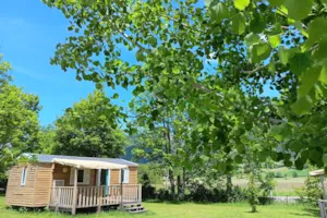 Locatif - Mobilheim aus Holz - Camping CHAMP LA CHEVRE