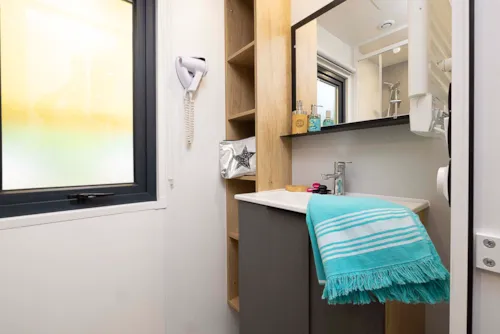 Location - Cottage Premium 3 Chambres - image n°5 - Camping CHAMP LA CHEVRE