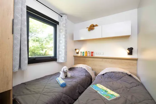 Location - Cottage Premium 3 Chambres - image n°7 - Camping CHAMP LA CHEVRE