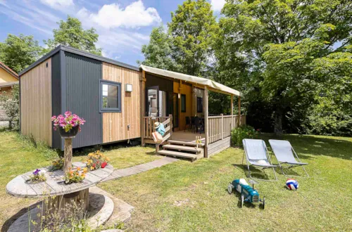 Location - Cottage Premium 3 Chambres - image n°1 - Camping CHAMP LA CHEVRE