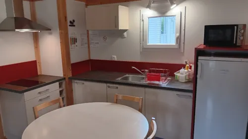 Mietunterkunft - Hütte Frêne 2 Schlafzimmer - image n°7 - Camping CHAMP LA CHEVRE