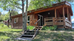 Locatif - Chalet Frêne 2 chambres - Camping CHAMP LA CHEVRE