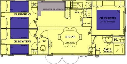 Location - Mobil-Home Tamaris - image n°4 - Camping le Pilat