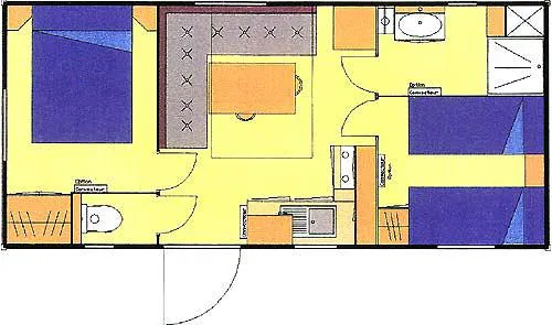 Mietunterkunft - Mobilheim Calvi - image n°4 - Camping le Pilat
