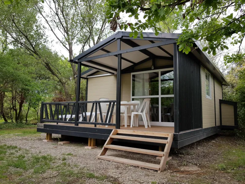 Chalet Confort 25M² 2 Chambres  - Terrasse Couverte - Climatisation