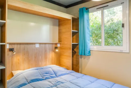 Location - Chalet Confort 25M² 2 Chambres  - Terrasse Couverte - Climatisation - image n°3 - Flower Camping Les Rives de l'Aygues