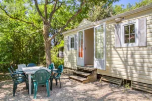 Locatif - Mobile-home 2 bedrooms 28m² - Shaded pitch - Flower Camping Les Rives de l'Aygues