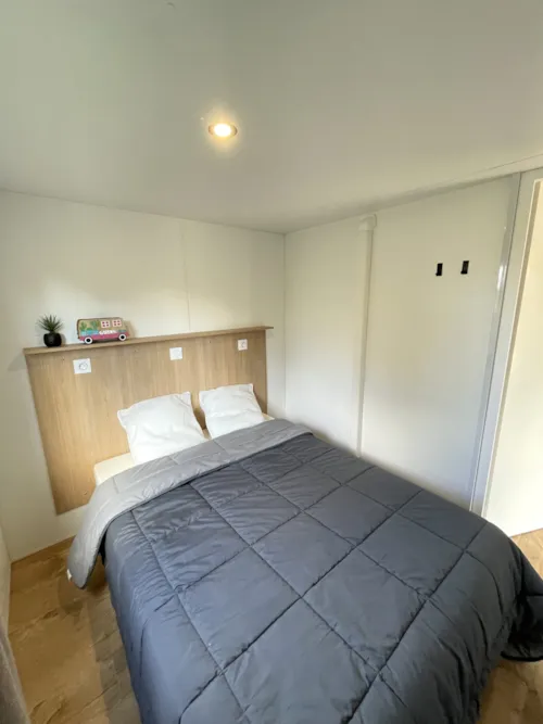 Accommodation - Mobile-Home Premium 29 M² 2 Bedrooms Half-Covered Terrace + Air-Conditioning + Dishwasher - image n°6 - Flower Camping Les Rives de l'Aygues