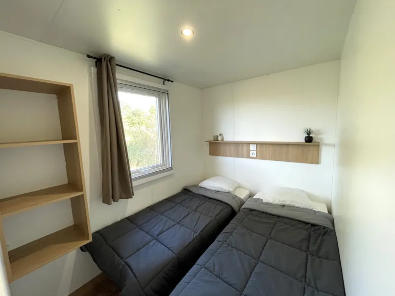 Mobil-Home Premium 29 M² 2 Chambres Terrasse Semi-Couverte + Climatisation + Lv   D