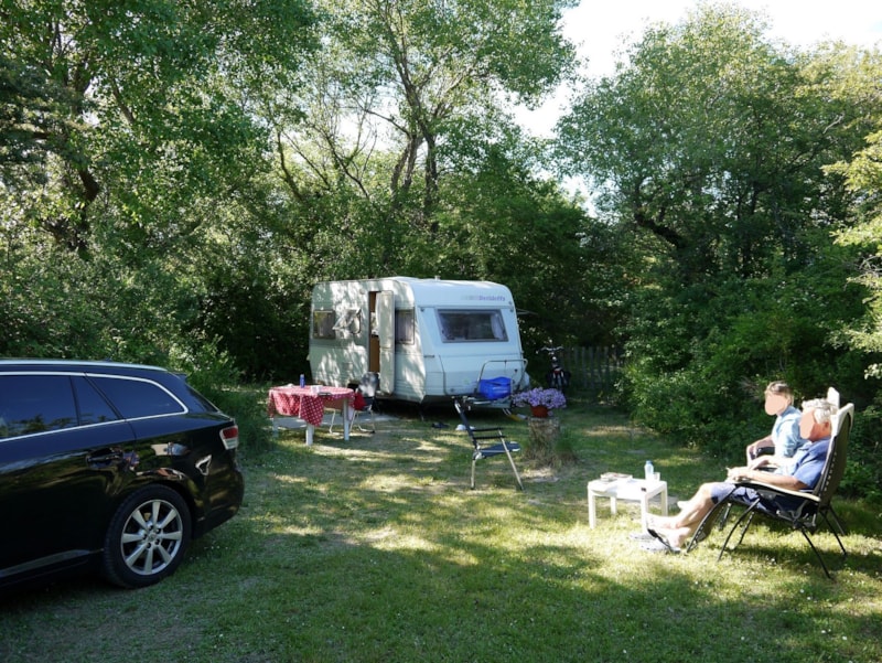 Confort Package (1 tent, caravan or motorhome / 1 car) 100-120m²