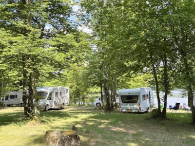 Camping Pitch FACING THE POND
