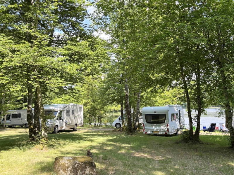 Camping Pitch FACING THE POND