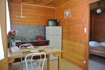 Traditional Flower Chalet adapted for people with reduced mobility