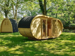 Mietunterkunft - Ecopod 12M² (Klimaanlage - Ohne Sanitäranlagen) - Camping de Bourbon-Lancy