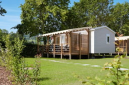 Mietunterkunft - Mobilheim Evo - Tv + Klimaanlage - Camping de Montlouis-sur-Loire