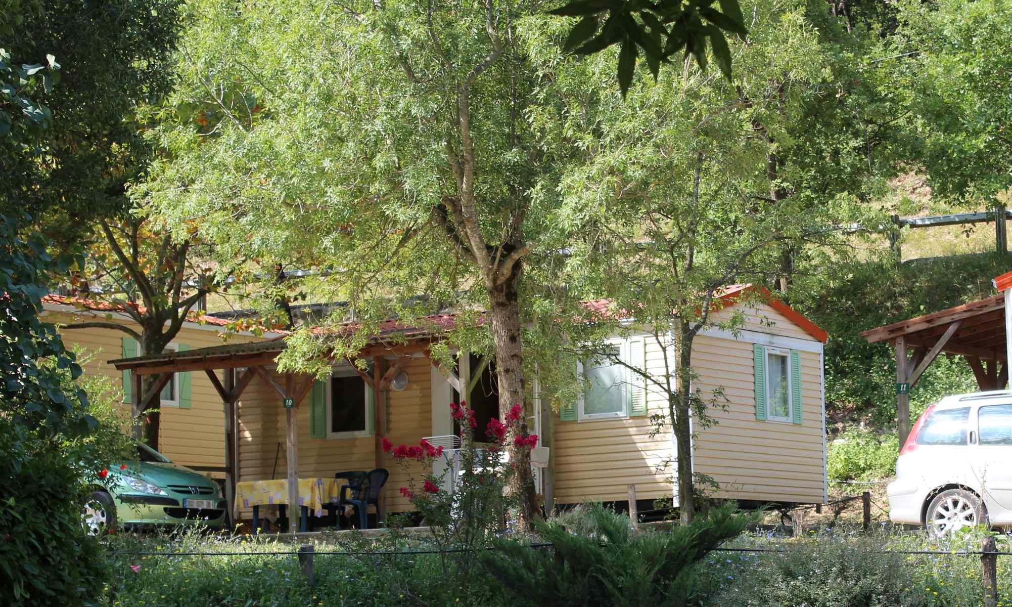 Location - Mobil-Home 23M² - 2 Chambres - Camping la Poche