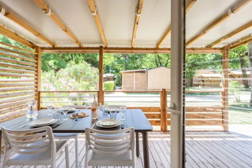 Accommodation - Mobile-Home Confort - 2 Bedrooms - Air-Conditioning - image n°3 - Camping Porte de Provence