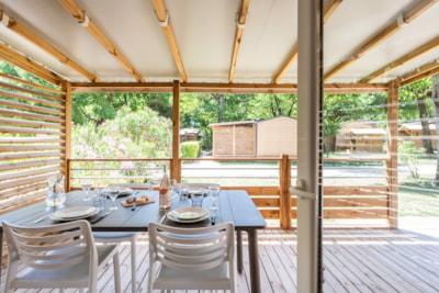 Mobile-home Confort - 2 bedrooms - air-conditioning