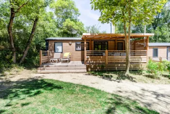 Mietunterkunft - Mobilheim Confort - 3 Schlafzimmer - Klimaanlage - Camping Porte de Provence