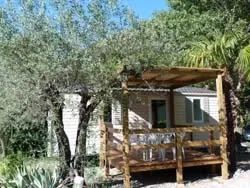 Locatif - Mercure Grand Comfort Mobile Home - 26 m² - 2 bedrooms - CAMPING LES CLOS