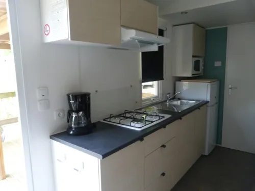Location - Mobil Home Premium Mercure - 26 M² - 2 Chambres + Clim - - image n°2 - CAMPING LES CLOS