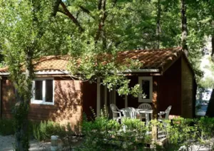 Locatif - Grand Comfort Chalet - 35 m² - 2 bedrooms - - CAMPING LES CLOS