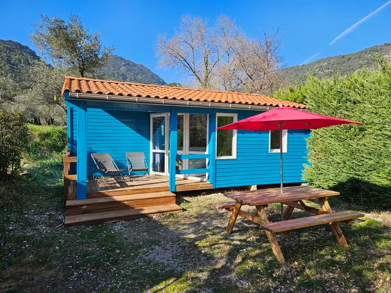 Location - Chalet 2 Chambres  + Clim -31 M² - CAMPING LES CLOS
